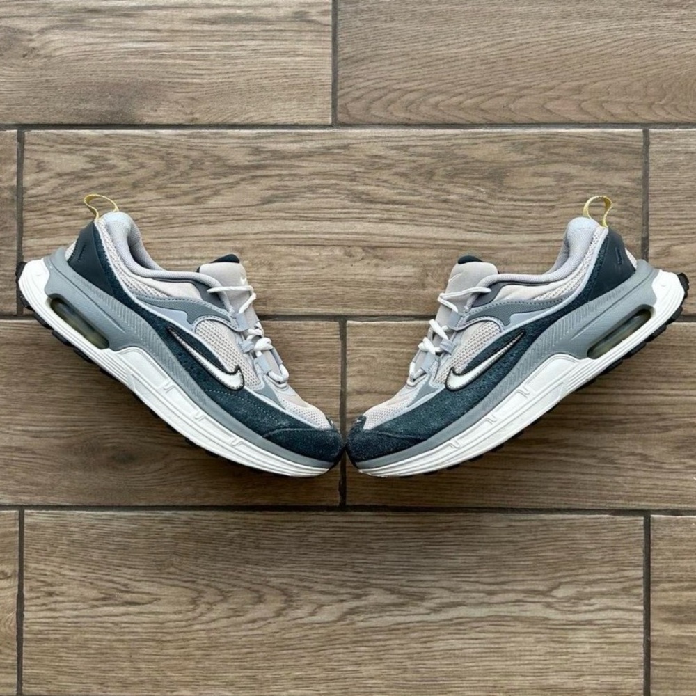 Nike Air Max SC Blue Grey White Suede Mesh Running Shoes Women’s 7.5